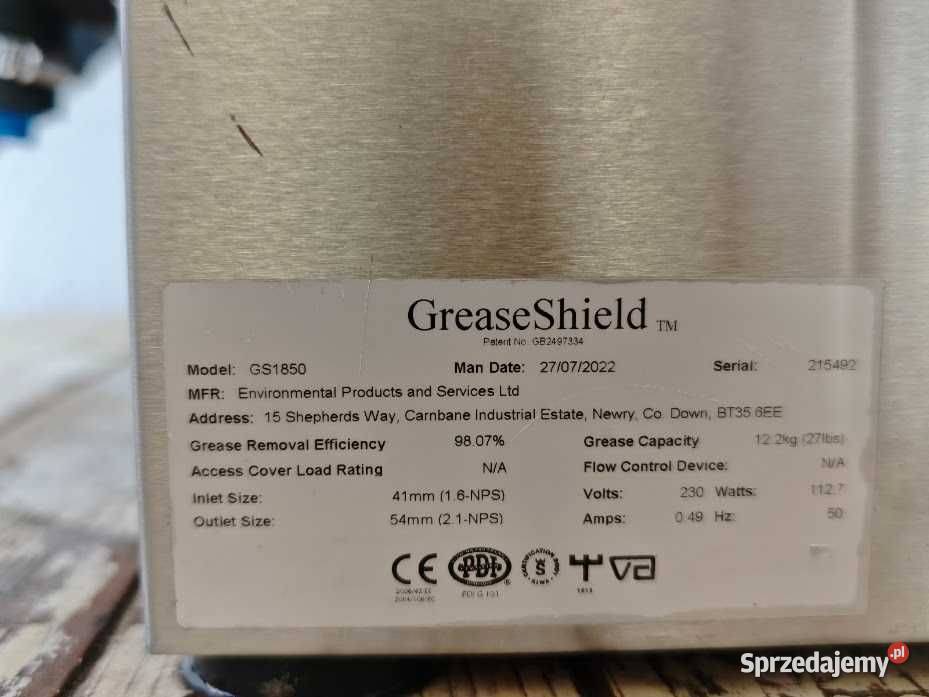 Profesjonalny separator tłuszczu GreaseShield śląskie Góra