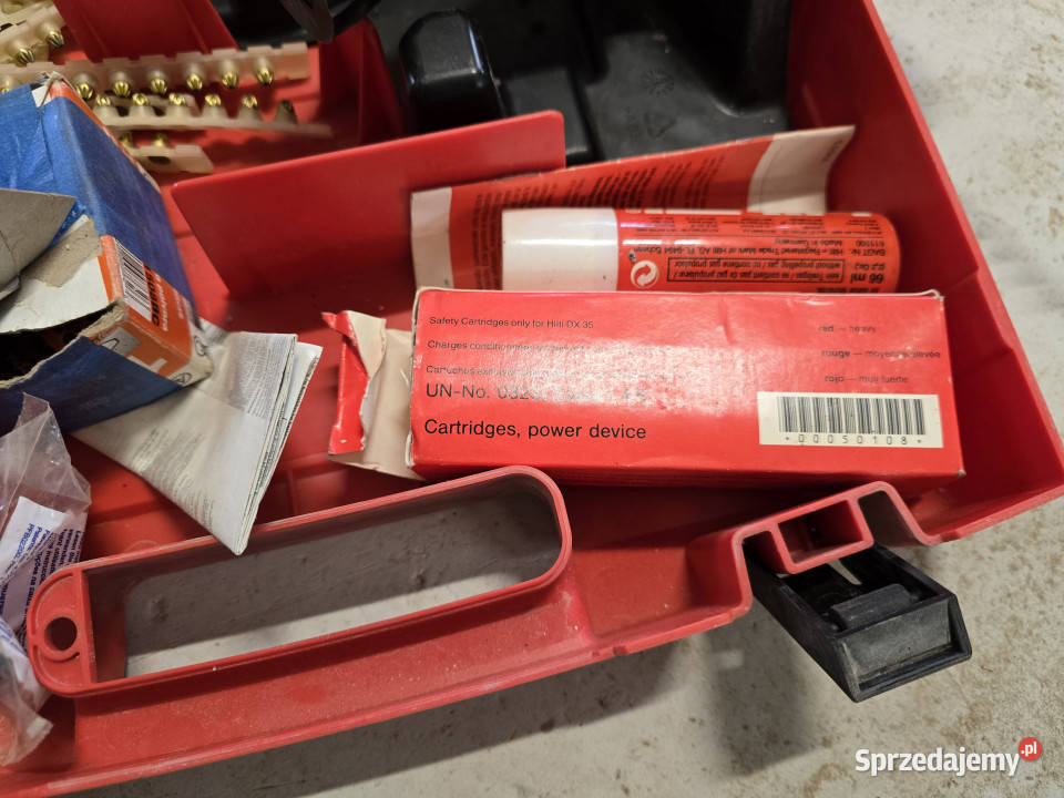 Osadzak gwoździarka na naboje prochowe HILTI Zielone Kamedulskie