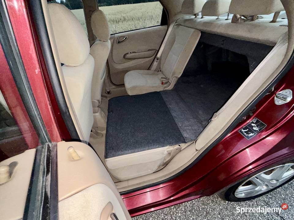 HONDA City 14 Salon Polska WNETRZE bordowy Warszawa
