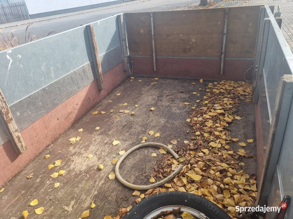 Przyczepa lekka SARIS 750 podwójne burty burtowe