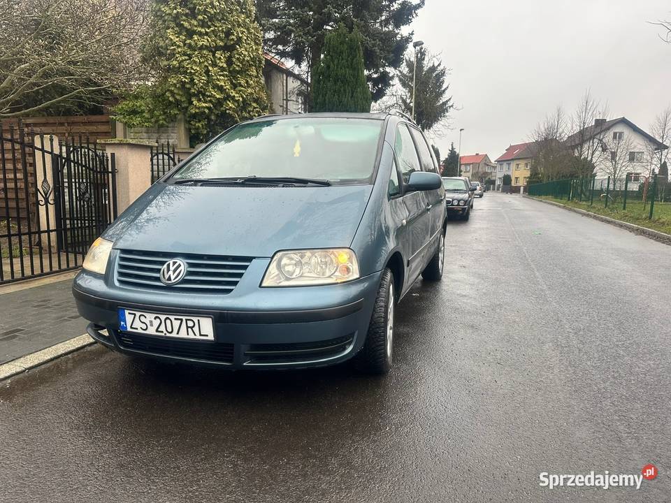 VW Sharan 19tdi Zadbany donwestowawny hak klima 85KM