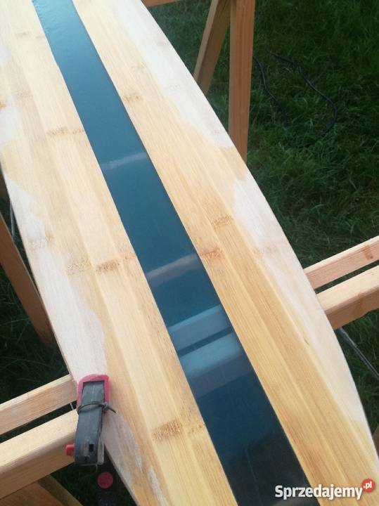 Longboard deskorolka żywica epoksydowa bambus Warszawa