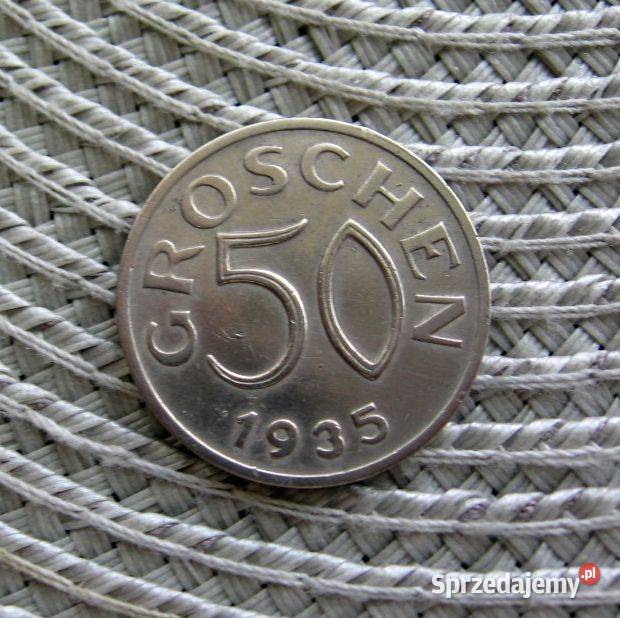 Austria 50 Groszy 1935r Kalisz