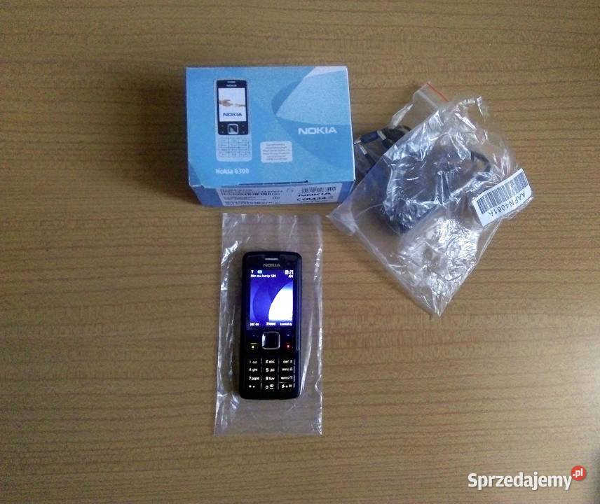 Nokia 6300 Czarna/ Komplet/ Bez SIM-locka/ NOWA
