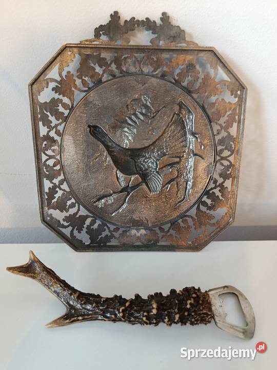 Ozdoby Myśliwskie Patera Cynowa Otwieracz Brodnica