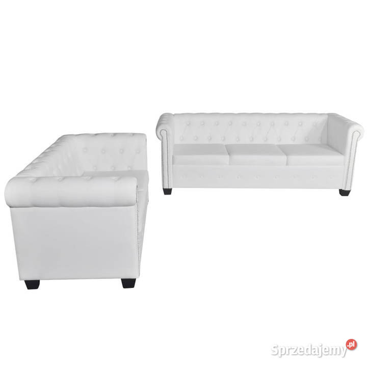 Zestaw sof Chesterfield 2 i 3osobowa ekoskóra Warszawa