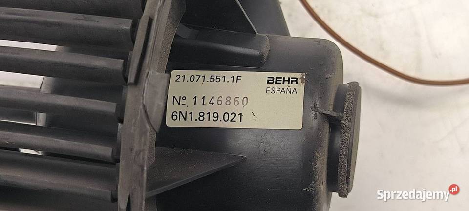 WENTYLATOR KABINOWY SEAT IBIZA 6N1819021 Lipno