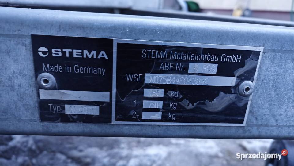 Przyczepka Stema Biłgoraj