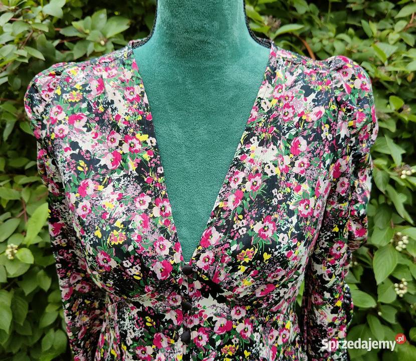 Bluzka Vero Moda XS 34 S 36 satynowa guziki Vero Moda Szczecin