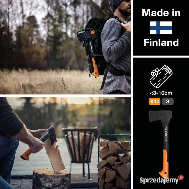 FISKARS X10 TOPOREK SIEKIERA SIEKIERKA
