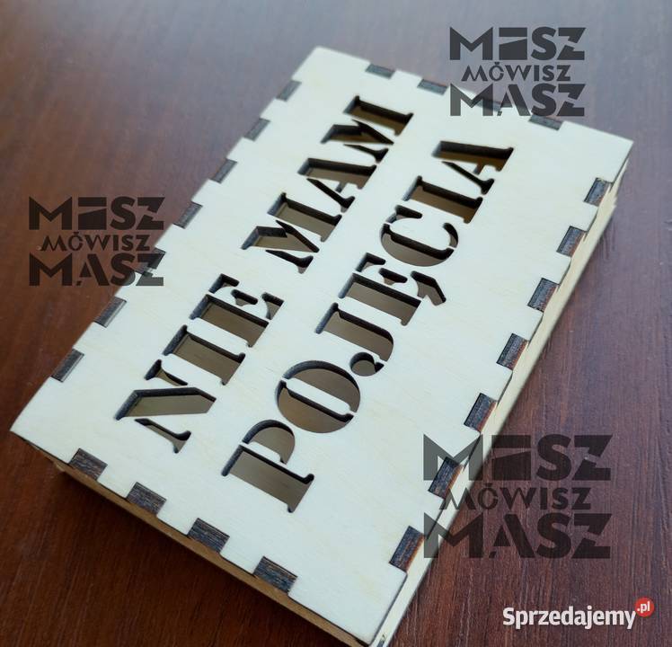 Pudełko na pieniądze kasę hajs Mikołaja Racot