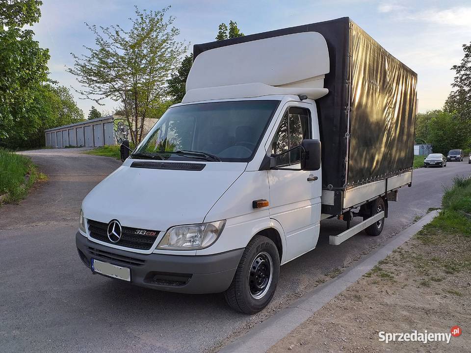 Sprinter 903 313 CDi skrzynia plandeka Rok produkcji 2005 Mercedes-Benz Jaworzno