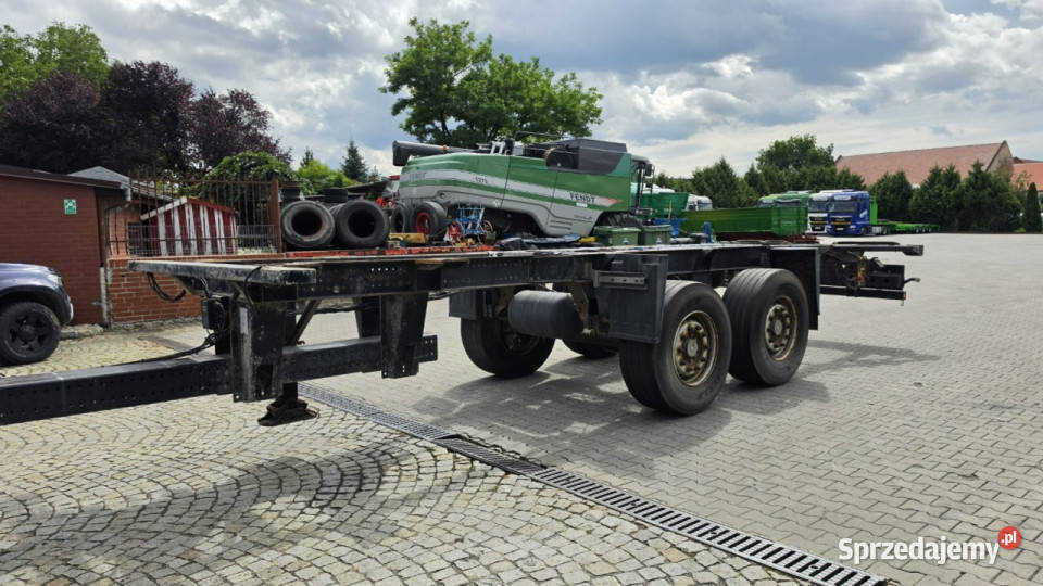 Przyczepa transportowa Schmitz podwozie Tandem nieuszkodzony Głogówek