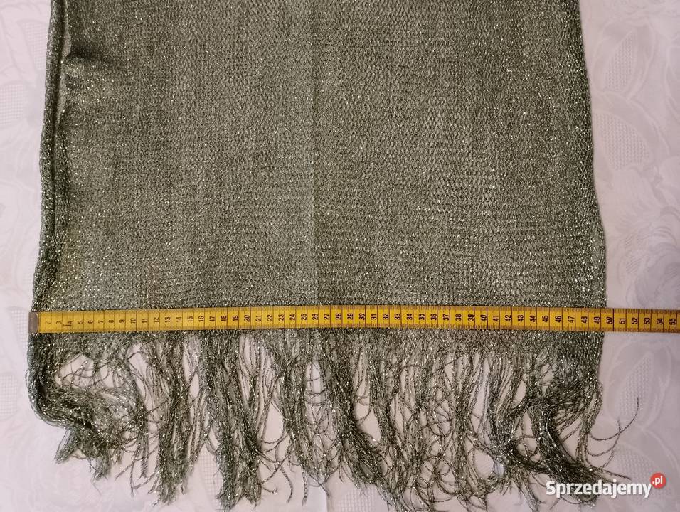 SZALIK długi oliwkowa zieleń z metalicznym Dodatki wielkopolskie Oborniki
