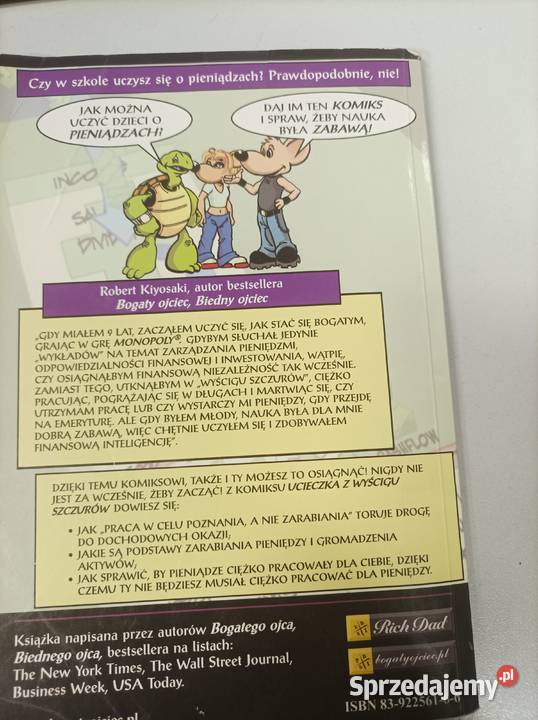 Ucieczka z wyścigu szczurów Kiyosaki Robert Komiksy Kultura i Rozrywka