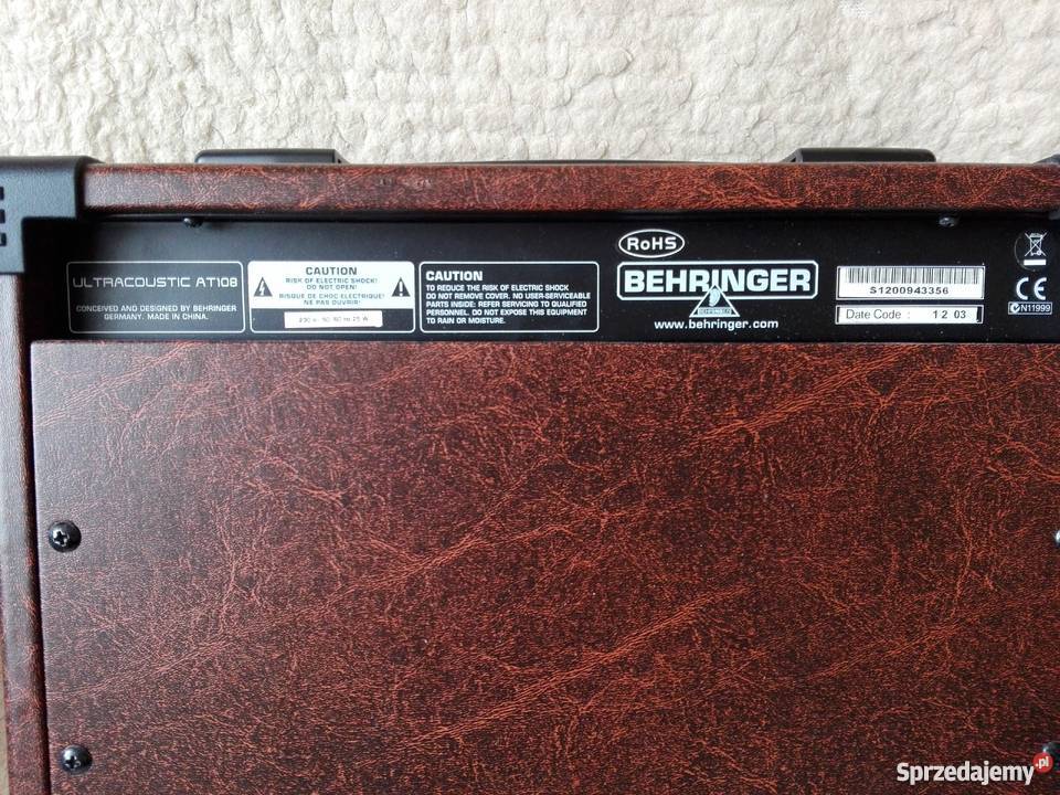 Wzmacniacz do gitary typ Behringer AT108 sprzedam