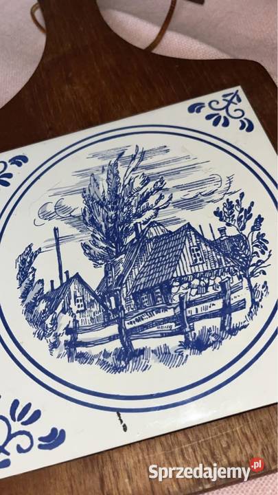 Deska drewniana Kafelek ceramiczny Holenderski z Gdańsk sprzedam