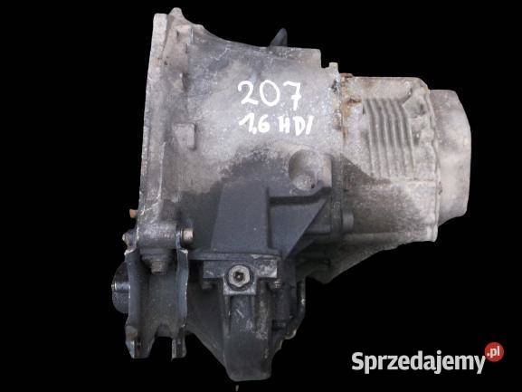 SKRZYNIA BIEGÓW PEUGEOT 207 16 HDI Skrzynie biegów manualne wielkopolskie