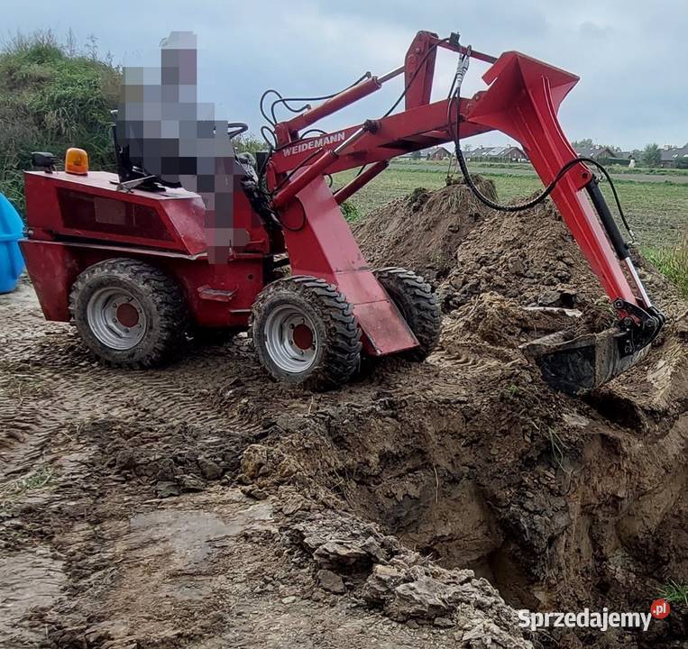 Weidemann ładowarka widły ramię kopiące Gliwice sprzedam