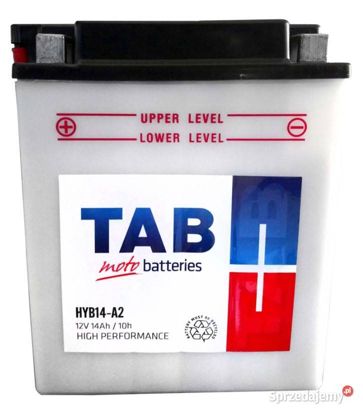 Akumulator motocyklowy TAB YB14A2 HYB14A2 12V Wrocław