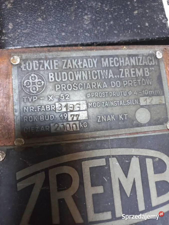 Sprzedam prościarkę Zremb Ostrów Mazowiecka