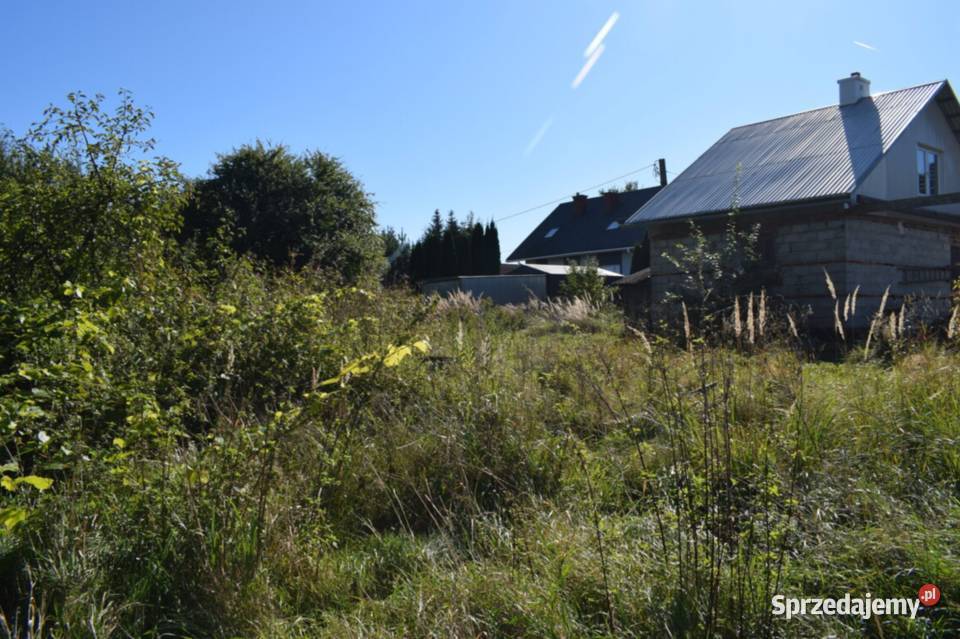 Działka budowlana 1239a z budynkiem 32m2 Tyczyn 1239m2 podkarpackie sprzedam