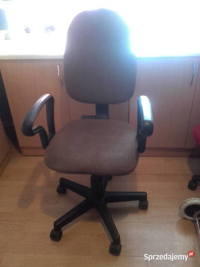 Fotel obrotowy brązowy