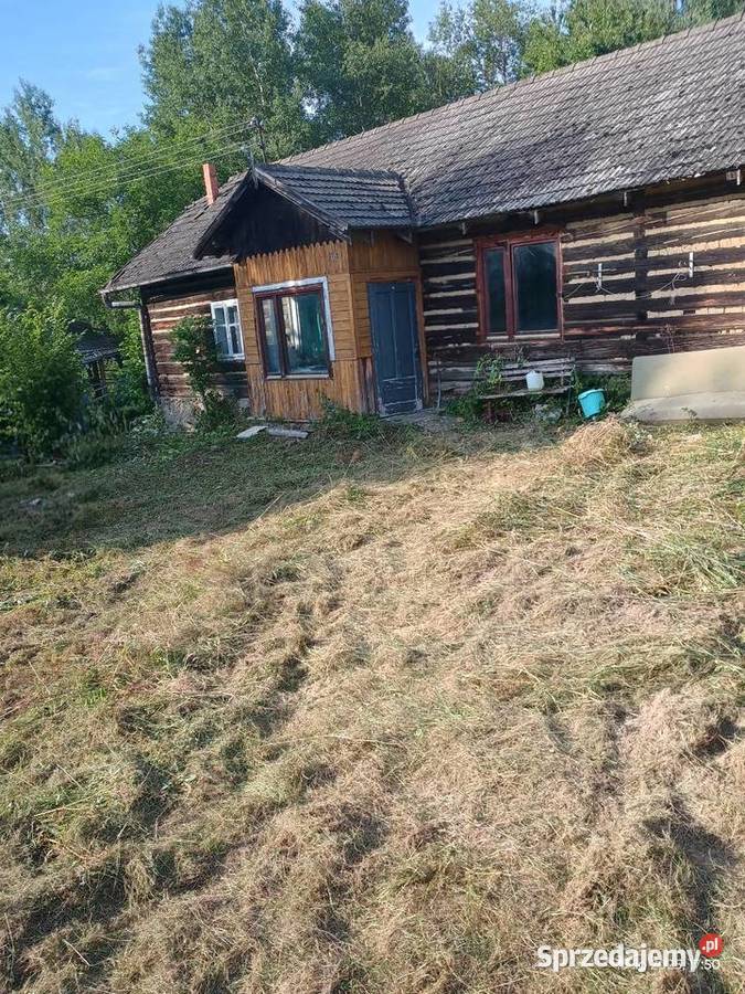 Drewniany dom z działką rolną i lasem w do wykończenia Kobylanka