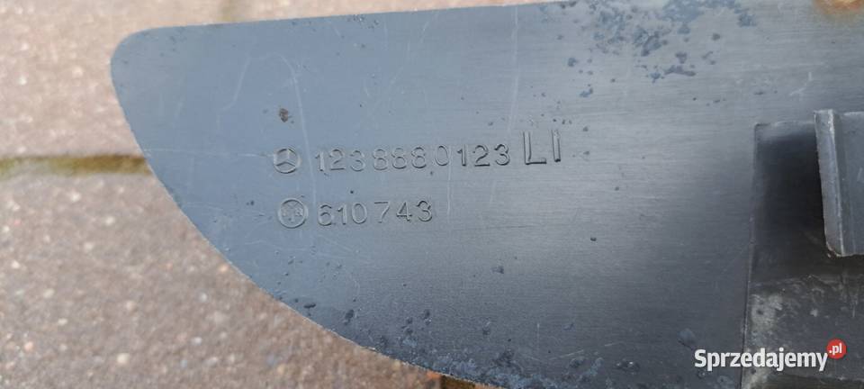 Kratka zderzaka 1238880123 Mercedes W123 Luzino