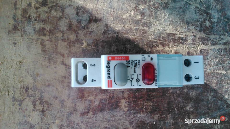 Łącznik przyciskowy 20A 250V z lampką Kraków
