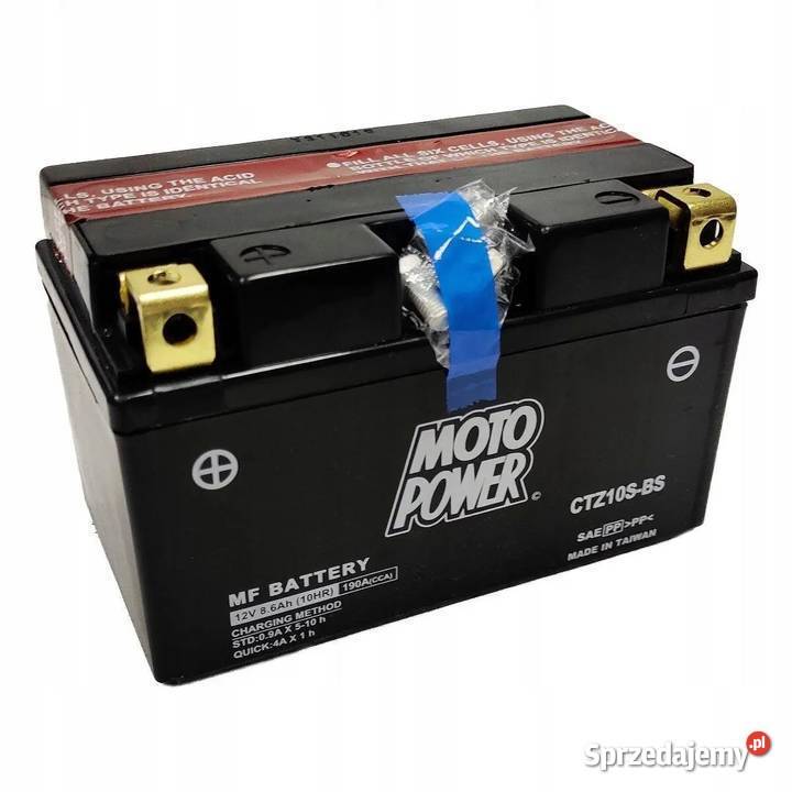 Akumulator motocyklowy MotoPower CTZ10SBS 12V Akumulatory motocyklowe małopolskie Zakopane sprzedam