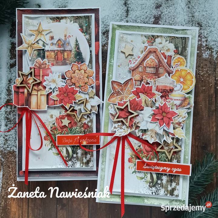KARTKI ŚWIĄTECZNE zestaw 2