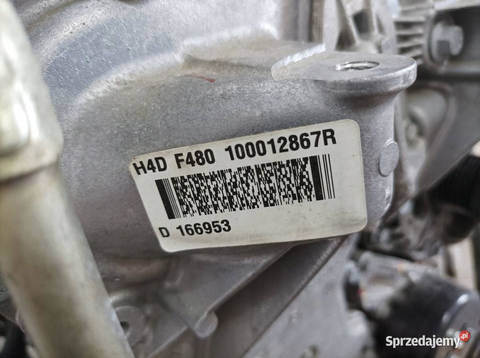 SILNIK KOMPLETNY DIESEL H4DF480 10 TCE 28 Dacia Rok produkcji 2022