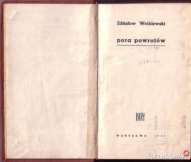8694 PORA POWROTÓW ZDZISŁAW WRÓBLEWSK