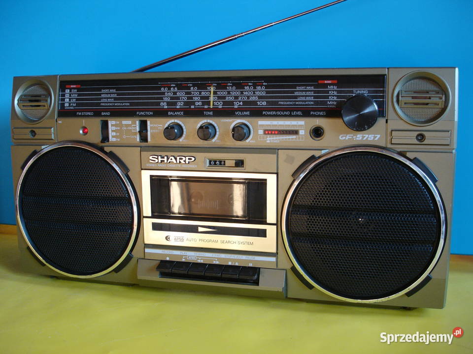 Radiomagnetofon SHARP GF5757HB Zielona Góra