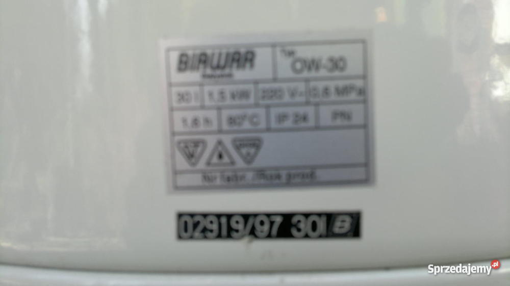 terma elektryczna 30LBIAWAR Akcesoria łazienkowe sprzedam