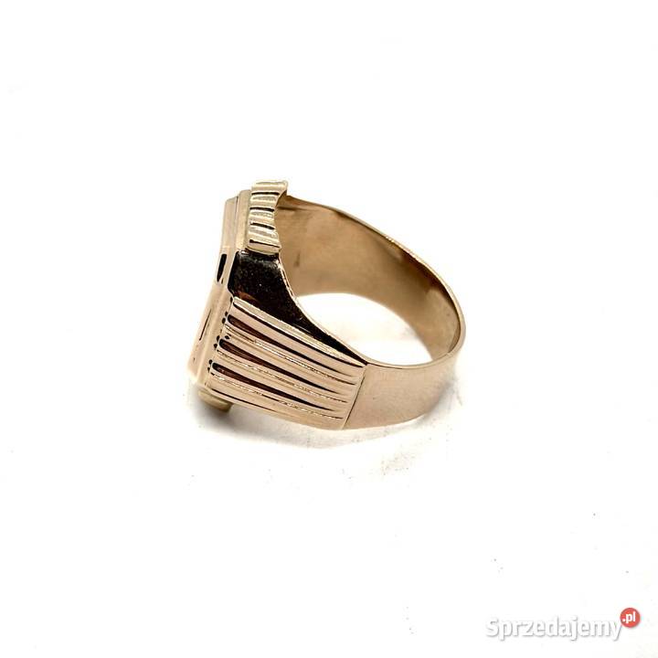 Złoty Sygnet Próby 583 1369g Rozmiar 23