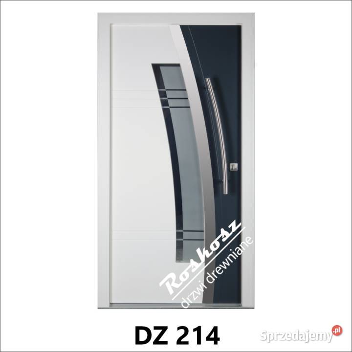 DRZWI ZEWNĘTRZNE 80mm drewniane nowoczesne Drewno