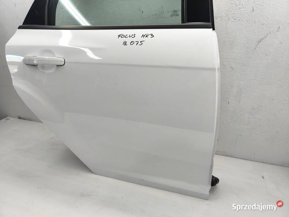 DRZWI PRAWY TYŁ KOMPLETNE FORD FOCUS MK3 LIFT