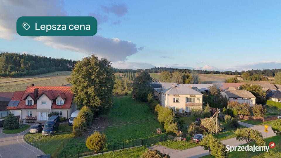 Duża działka z domkiem Kunki gm Susiec lubelskie sprzedam