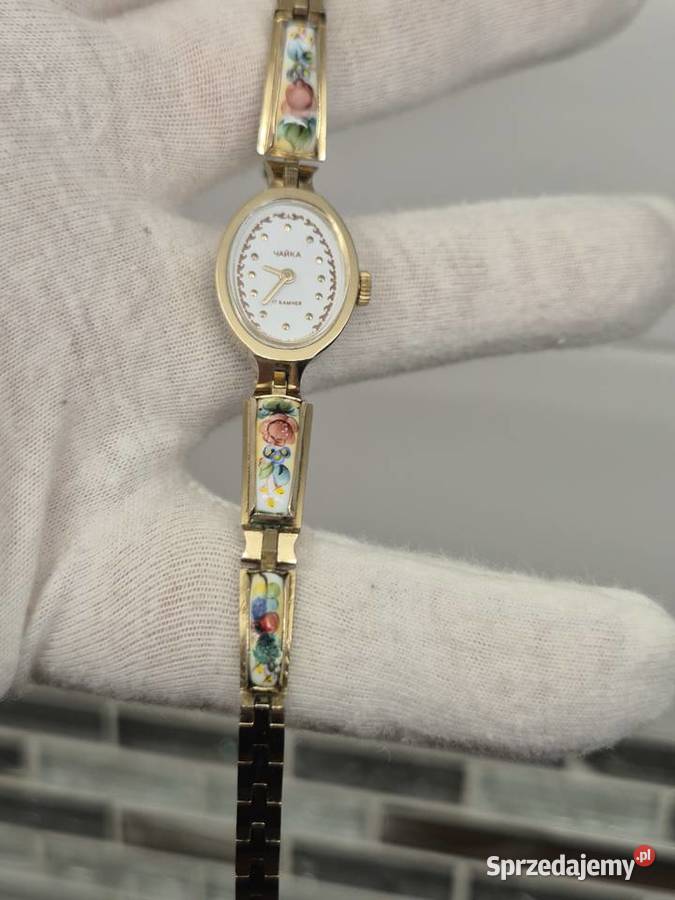 Zegarek porcelanka CzajkaChaika Chorzów