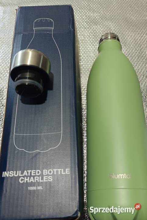 Butelka termiczna 1l zielona Butelki, bidony i lunch boxy Sołtyków