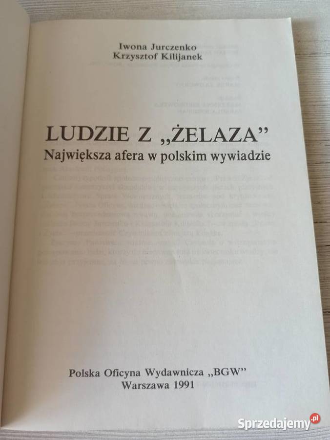 Ludzie z Żelaza Iwona Jurczenko Krzysztof