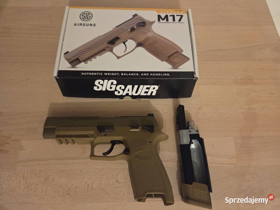 Wiatrówka Sig Sauer P320 M17 US Army 4,5 mm - Coyote