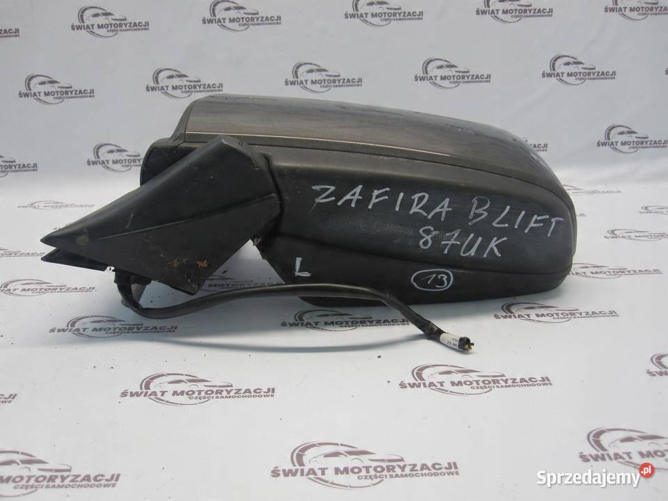 OPEL ZAFIRA B 12r lusterko lewe 13312839 ANGLIK sprzedam