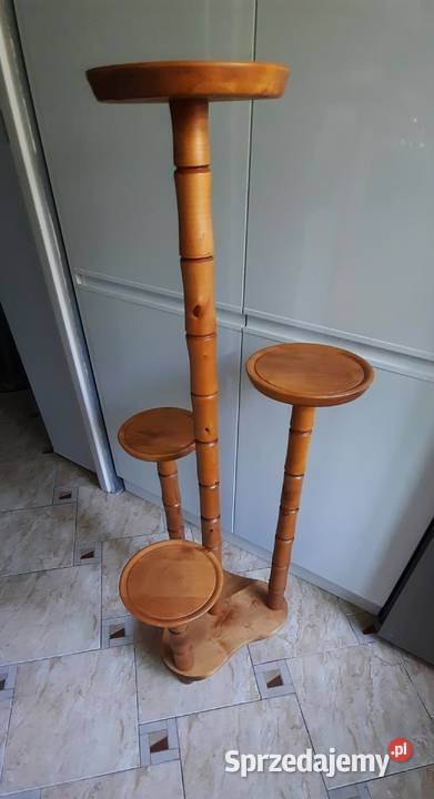 Kwietnik stojący 5 poziomów drewno zachodniopomorskie Koszalin