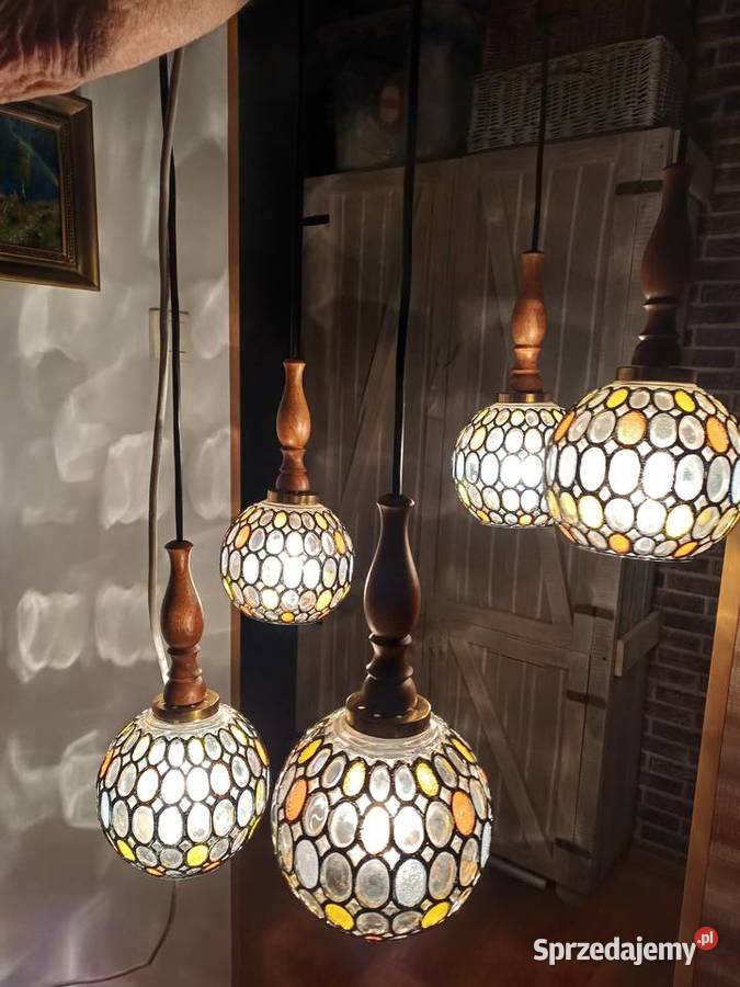 vintage żyrandol sufitowy Nowy Targ