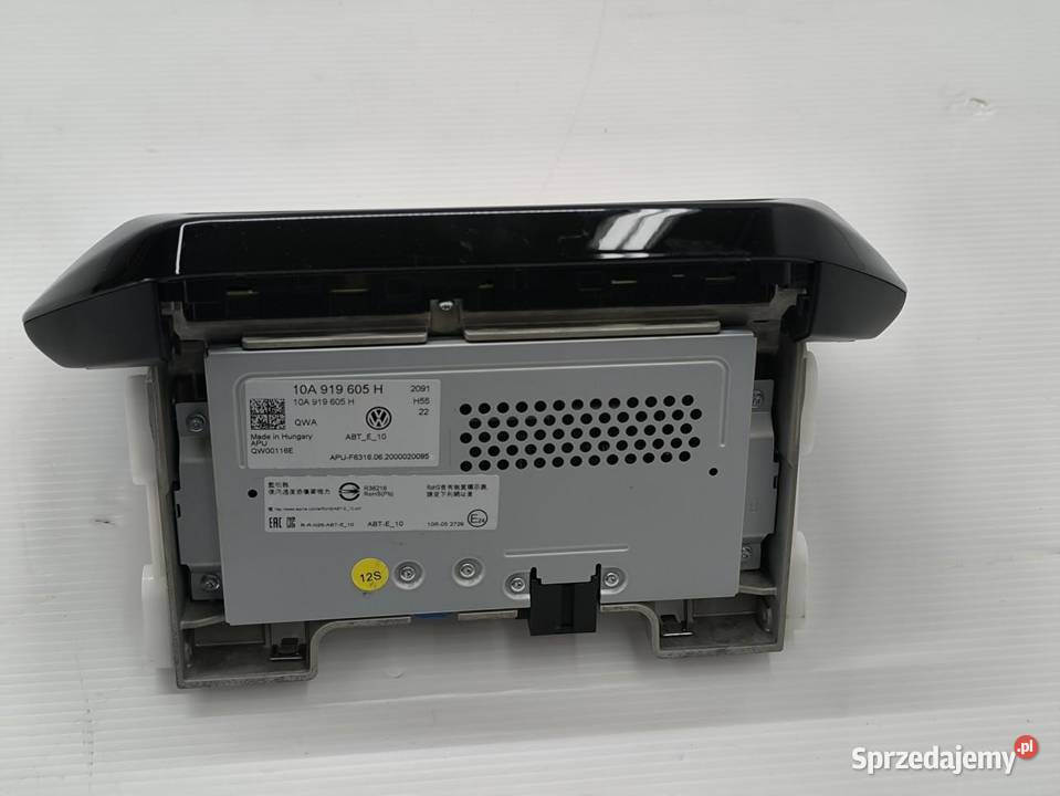 EKRAN WYSWIETLACZ MONITOR VW ID3 ID3 10A919605H osobowe sprzedam