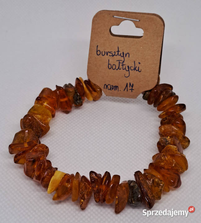 Bransoletka z bursztynu bałtyckiego sieczka Warszawa