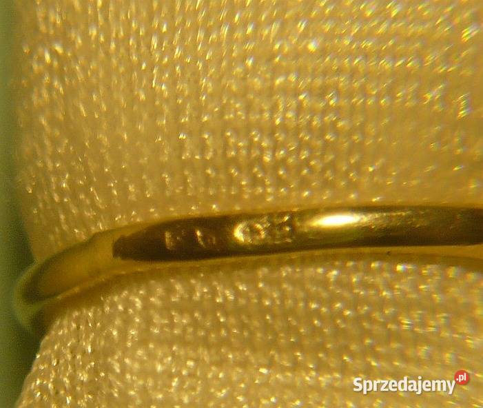 pierścionek złoty pr 333 12 Suwałki sprzedam